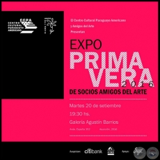 Expo PRIMAVERA 2016 - Obra de Gloria Valle - Martes 20 de setiembre de 2016